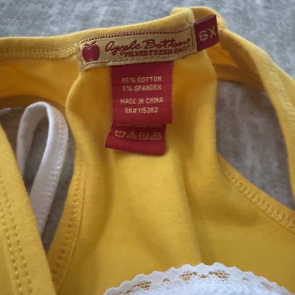 Girl’s Apple Botton Summer Dress - Picture 6 of 6